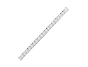 Köitespiraal 8mm plast valge 50-le lehele