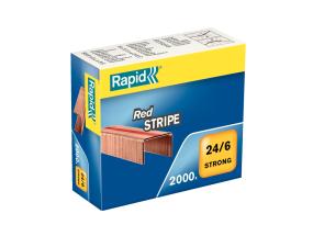 Klamber 24/6 tsink 2000tk RAPID Red Stripe