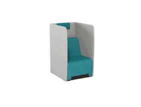 Akustiliste seintega tugitool RUBICO LOUNGE 100 (BN)