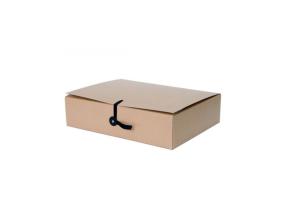 Arhiivikarp SMLT 10cm nööpkinnitusega pruun