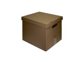 Arhiivikast kaanega 360x290x350mm pruun SMLT