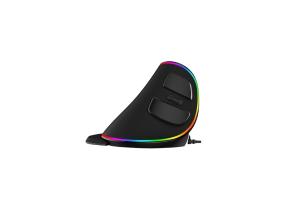 Arvutihiir ergonoomiline Delux XL vertikaalne USB must