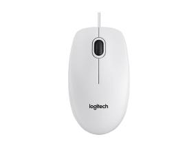 Arvutihiir juhtmega LOGITECH B100 valge
