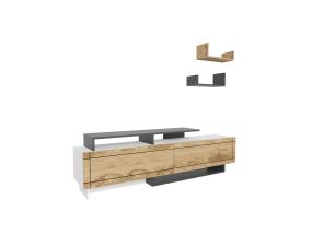 TV laud Tammy - White, Oak