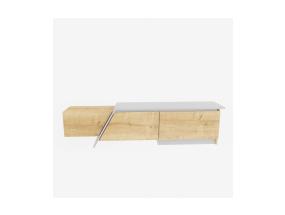 TV laud Zonas - Sapphire Oak, White