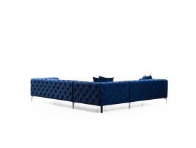 Diivan Como Left - Navy Blue