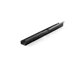 Cable management tray, adjustable 920-1500x120x115mm, Black