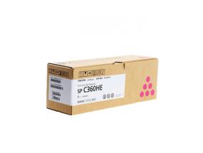 Ricoh SP C360HE (408186) Toner Cartridge, Magenta