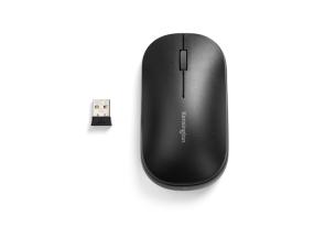 Kensington SureTrack Dual Wireless Mouse, RF Wireless + Bluetooth, 2400 DPI, Black