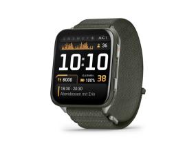 Garmin Venu X1 Smart Watch Moss, Titanium Caseback / Moss ComfortFit Nylon Band