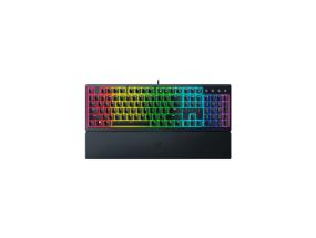Razer Ornata V3 Wired Gaming keyboard, USB, RGB LED, US, Mecha-membrane switch, Black