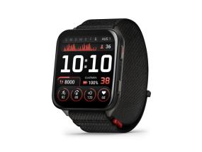 Garmin Venu X1 Smart Watch Black, Slate Titanium Caseback / Black ComfortFit Nylon Band