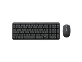 Logitech MK250 Compact Combo Wireless Keyboard + Mouse, Bluetooth, US Int, Graphite