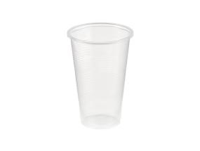Joogitops 250ml läbipaistev biolagunev PLA 20tkpk