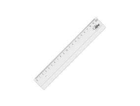 Joonlaud 20cm plastikust läbipaistev