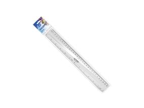 Joonlaud 30cm plastikust läbipaistev