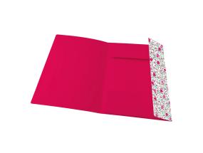 Kartongmapp kummiga A4 OXFORD Floral