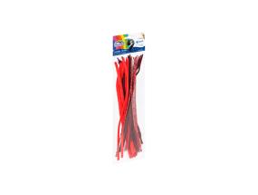 Karvatraat 6mm 30cm FIORELLO punane 20tk
