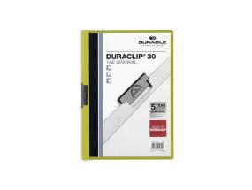 Kiilkaaned A4 DURABLE Duraclip 30-le lehele roheline