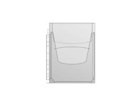 Kiletasku köidetav A4 känguru A-tasku klapiga PROLEXPLAST