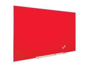 Klaastahvel-magnettahvel NOBO Impression Pro 1260x710mm, punane