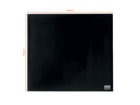 Klaastahvel-magnettahvel NOBO Impression Pro Sq.Tiles 300x300mm, must	