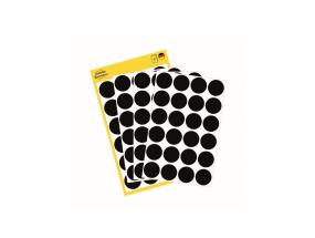 Kleebisetikett AVERY Zweckform Q18mm must 96tk (3003)