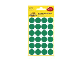 Kleebisetikett AVERY Zweckform Q18mm roheline 96tk (3006)