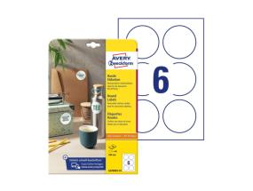 kleebisetikett Avery Zweckform Q80mm 10 lehte eemaldatav (6229REV-10) 