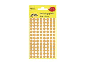 Kleebisetikett AVERY Zweckform Q8mm neoonoranz 416 tk (3178)