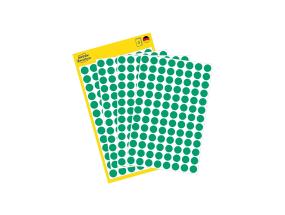 Kleebisetikett AVERY Zweckform Q8mm roheline 416 tk (3012)