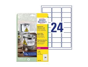 Kleebisetikett polüesterkilest ilmastikukindel AVERY Zweckform 63,5x33,9mm 20 lehte pakis (L4773-20)