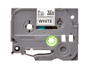 Kleepkirjalint BROTHER Strong TZE-S221 9mm must/valgel analoog
