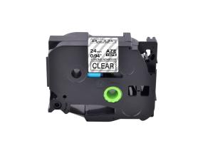 Kleepkirjalintmarkeerimislint BROTHER Strong TZE-S151 24mm mustläbipaistval analoog