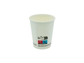 Kohvitops kartongist 250ml valge 100tkpk