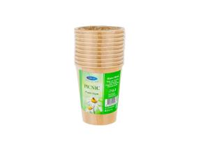 Kohvitopsid SMILE 240ml Kraft 10tk