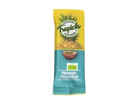 Kuivatatud ananassi-passioni batoon TROPICKS, 20g