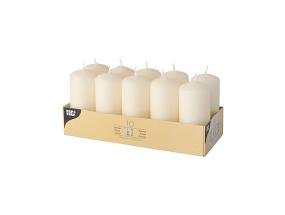 Küünal PAPSTAR Sammasküünal 40x90mm, 9h, 10tk (kreem)