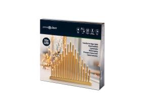 Küünlajalg PRIME LIGHT 33LED kuldne 1tk