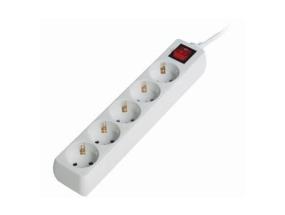 PROTECTOR POWER SURGE 1.8M/5OUTL SPG4-C-6 GEMBIRD
