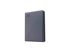External HDD WESTERN DIGITAL My Passport WDBRMD0040BGY-WESN 4TB USB-C Colour Grey WDBRMD0040BGY-WESN