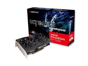 Graphics Card BIOSTAR AMD Radeon RX 7600 2318 MHz 8 GB GDDR6 128 bit PCI Express 4.0 Active…