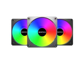 CASE FAN 120MM GF120R V2/ARGB PWM 3I1 (B) MONTECH