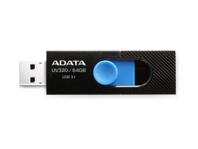 MEMORY DRIVE FLASH USB3.1 64GB/BLACK AUV320-64G-RBKBL ADATA