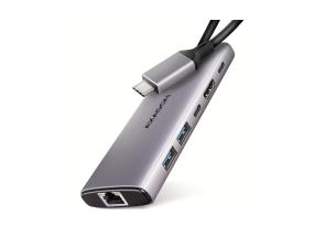 I/O HUB USB-C 6IN1 10GBPS/0.15M HMC-6G2L AXAGON