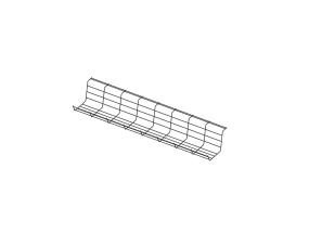 Kaablikorv kaablirenn metallist must laius 850 mm