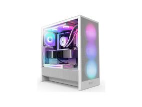 NZXT PC case H5 Flow RGB 2024 white