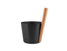 Saunakibu RENTO BLACK, 5L, alumiinium/ bambus