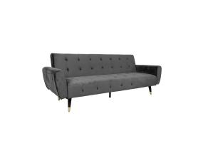 Diivanvoodi FALUN 214x83xH82cm, hall samet