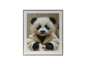 Seinapilt WALLY 40x50cm, panda beebi